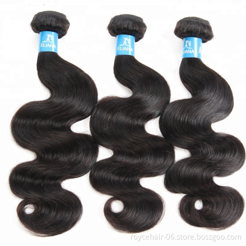 Honest Hair Manufacturer Directly Sell Natural Wave Virgin Brazilian Human Hair Bundles With Lace Frontal Closure